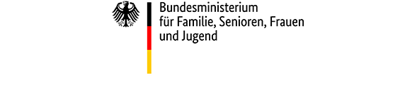 Logo des Bundesministeriums für Familie, Senioren, Frauen und Jugend