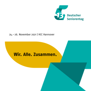 Werbeposter des 13. Deutschen Seniorentages 2021