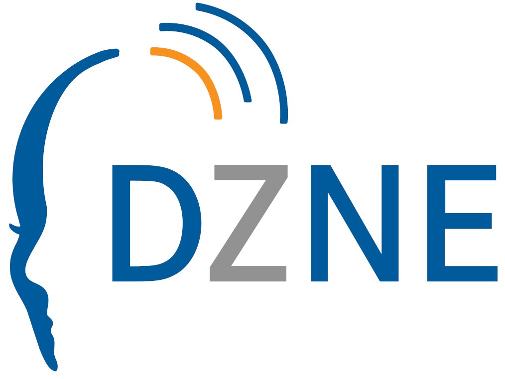 Logo "Deutsches Zentrum für Neurodegenerative Erkrankungen e. V. (DZNE)"