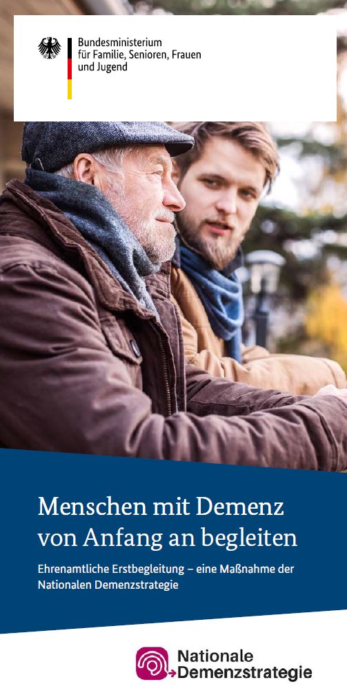 Broschüre des Projekts: "Menschen mit Demenz von Anfang an begleiten"