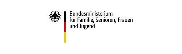 Logo des Bundesministeriums für Familie, Senioren, Frauen und Jugend