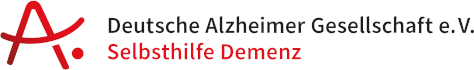 Logo "Deutsche Alzheimer Gesellschaft e.V. Selbsthilfe Demenz"