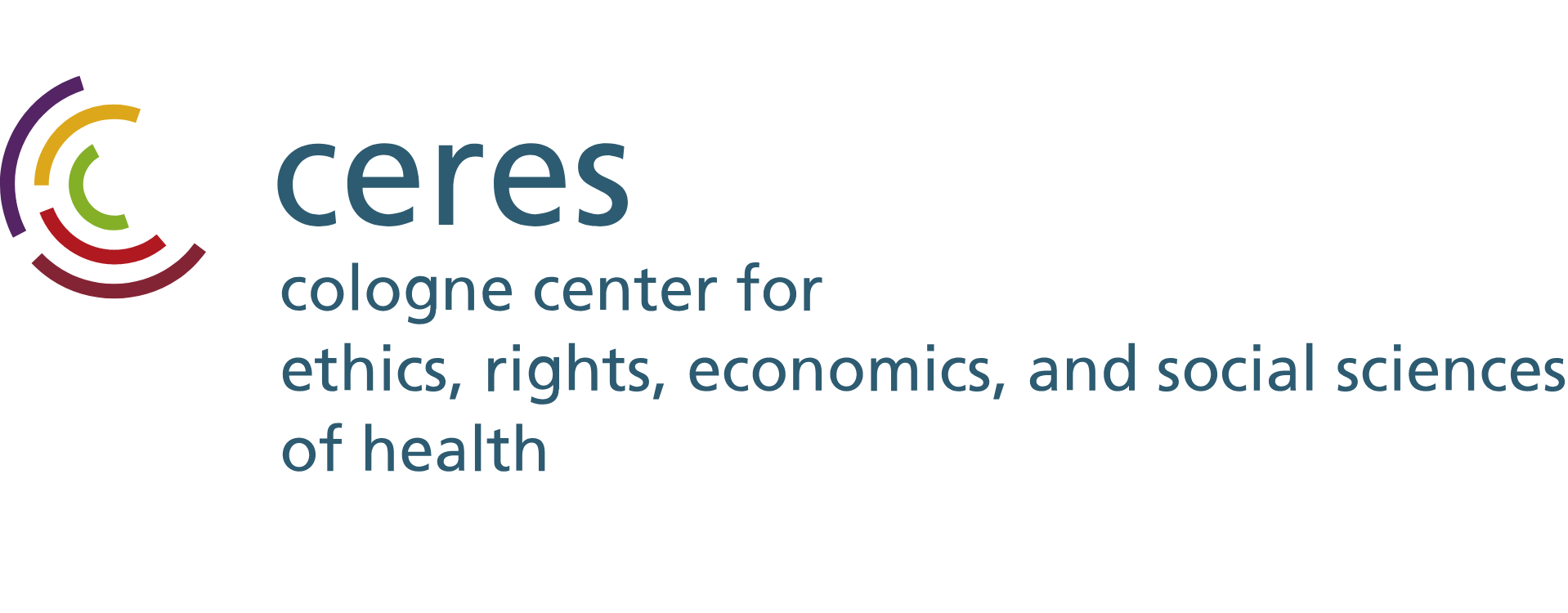 Logo "Ceres" (Cologne Center for Ethics, Rights, Economics and Social Sciences of Health)